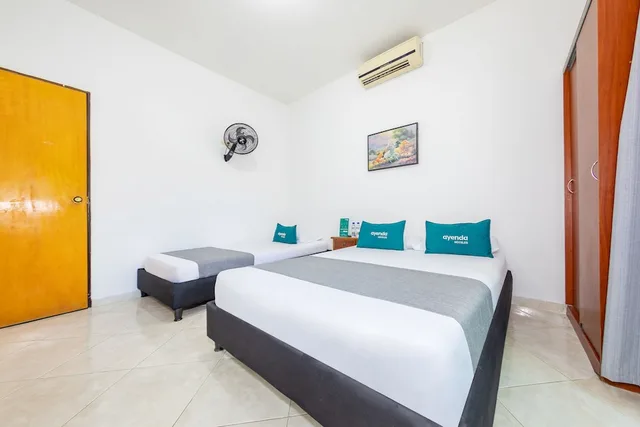 غرفة ثلاثية بسرير مزدوج وسرير فردي، Ayenda 1228 Balcones de la 70 3/9