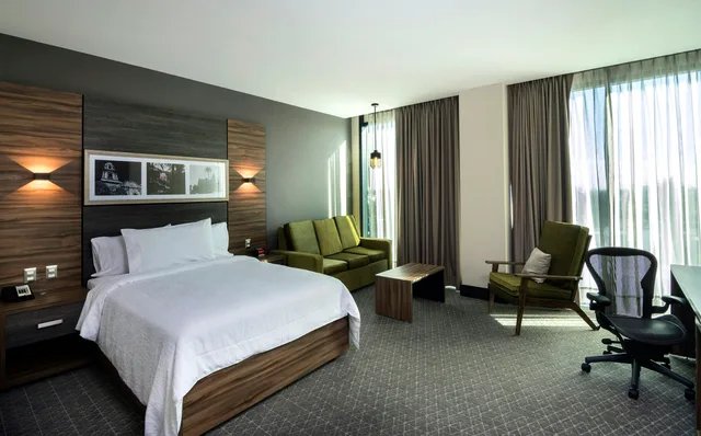 غرفة بسرير كوين لذوي الإعاقة، Hilton Garden Inn Aguascalientes 1/2