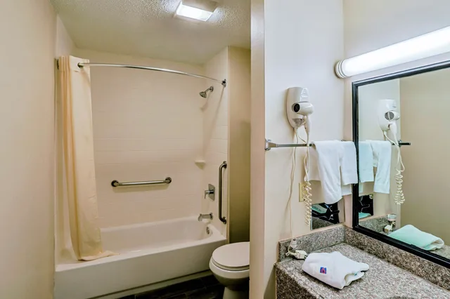 غرفة ديلوكس بسريرين مزدوجين لذوي الإعاقة، Motel6 Nacogdoches TX 8/9
