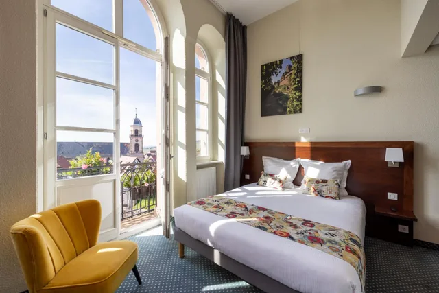 غرفة كومفورت بسرير مزدوج أو سريرين منفصلين، Qualys Hotel Val Vignes 4/7