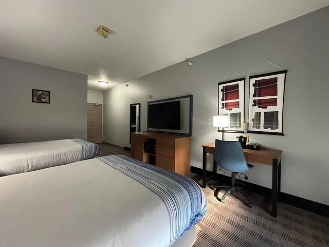 غرفة ديلوكس بسريرين كوين لذوي الإعاقة، AmericInn by Wyndham Galesburg 3/8