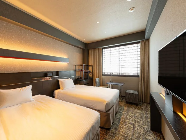 Room, Twin Beds, Hotel Keihan Kyoto Hachijoguchi 1/1