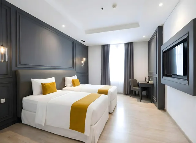 غرفة ملكية ديلوكس بسريرين منفصلين، Hotel Shalva Jakarta 1/4