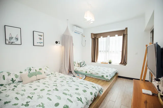 غرفة عائلية بسرير كوين وسرير فردي، Zhang Jiajie Zhijue Art Hotel 2/6