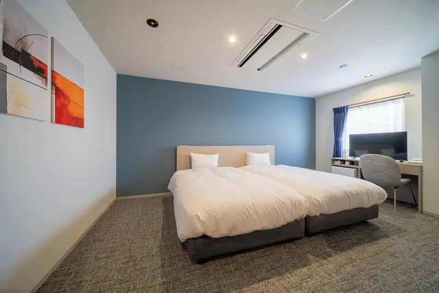 غرفة ديلوكس بسريرين منفصلين، Wakayama Daini Fuji Hotel 1/2