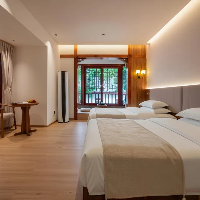 غرفة سوبيريور بسريرين منفصلين، Yangshuo River View Hotel 1/9