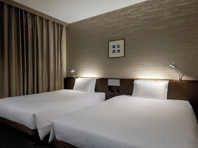 غرفة ديلوكس بسريرين منفصلين، Mitsui Garden Hiroshima 1/5