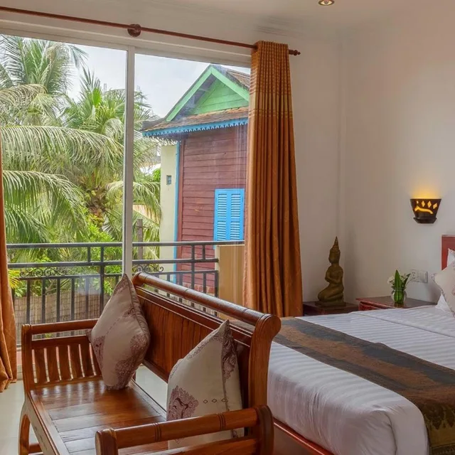 غرفة ديلوكس بسرير مزدوج، La Villa du Bonheur 3/7