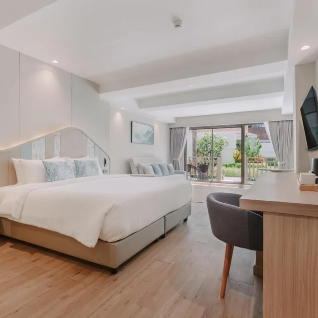 غرفة ديلوكس بسرير مزدوج أو سريرين منفصلين، Khaolak Emerald Beach Resort and Spa 3/10