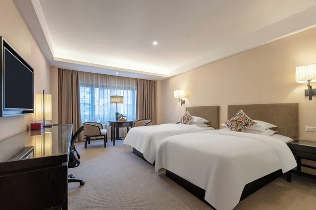 غرفة ديلوكس بسريرين منفصلين، SSAW Boutique Hotel Hangzhou Xixi Park 3/6