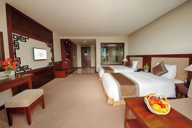 غرفة ديلوكس بسريرين منفصلين بإطلالة على النهر، Muong Thanh Holiday Hoi An Hotel 2/9