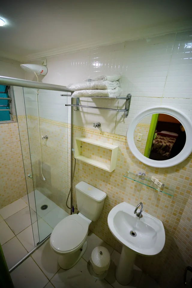 غرفة قياسية مفردة بسرير فردي بحمام خاص، Hotel Pousada Valparaiso 6/7