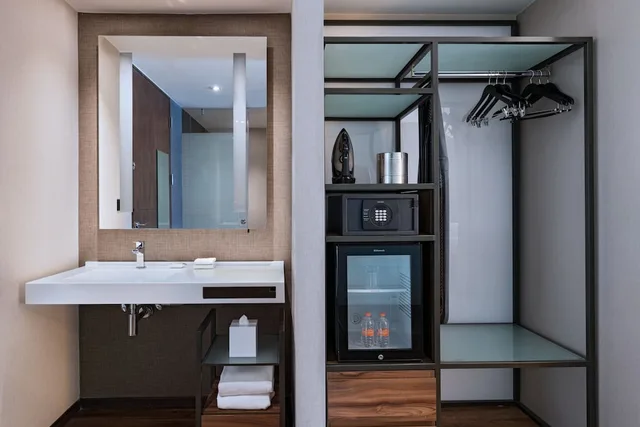 غرفة بسريرين مزدوجين بإطلالة على المدينة، AC by Marriott Mexico Santa Fe 10/10