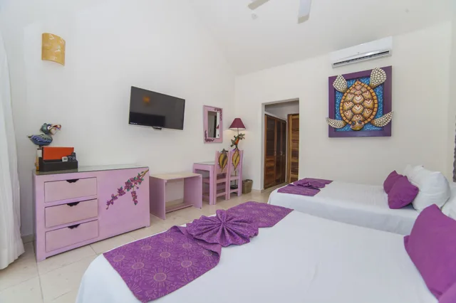غرفة ديلوكس بسريرين مزدوجين، Quinta Bella Huatulco 4/6