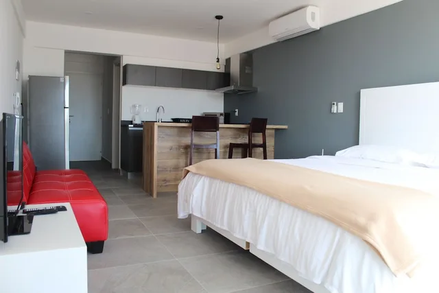 استوديو بسرير كينج مع أريكة بمطبخ صغير، Studio 30 Condhotel by Nah Hotels 3/10