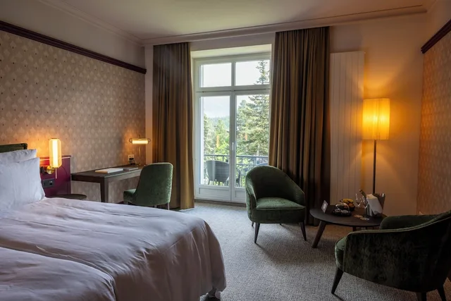 غرفة ديلوكس بسرير كينج بشرفة، Cresta Palace 4/5