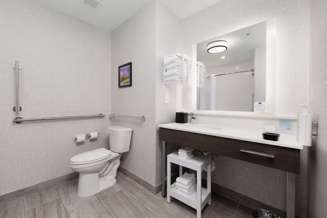 غرفة بسرير كينج مع أريكة لذوي الإعاقة، Hampton Inn Suites Mcallen 6/10