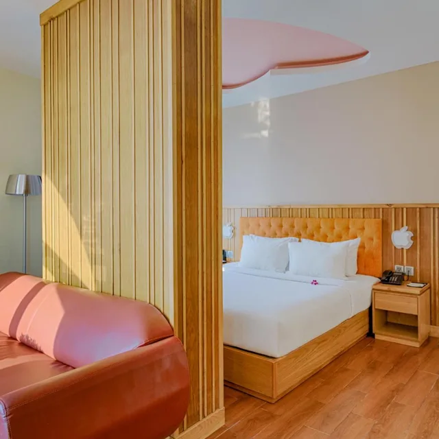 غرفة ديلوكس بسرير مزدوج بشرفة، Sea Queen Hotel 8/10
