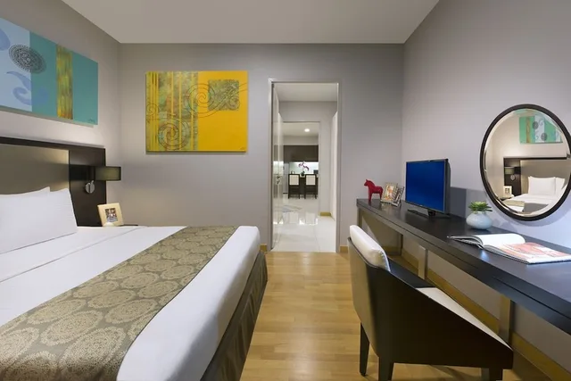 غرفة تنفيذية بغرفتي نوم، Trinidad Suites Johor, Trademark Collection by Wyndham 2/4