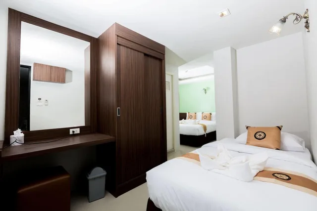 غرفة ديلوكس ثلاثية بسرير كوين وسرير فردي، Royal Asia Hotel Pratunam 1/4