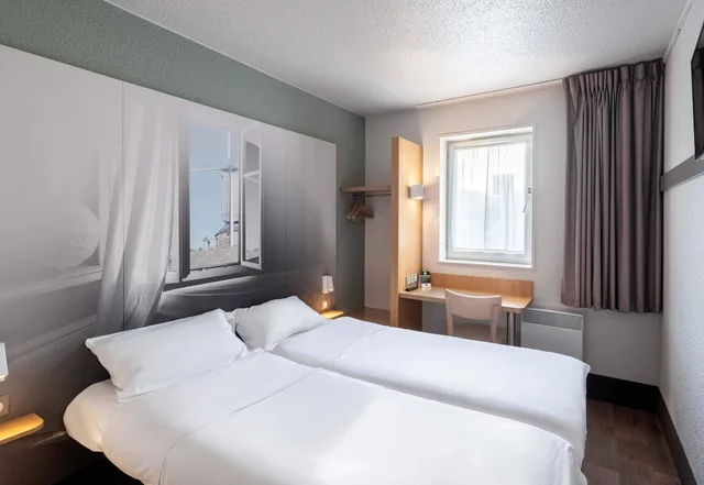 غرفة بسريرين منفصلين، B&B HOTEL Lille Lezennes Grand Stade 1/2