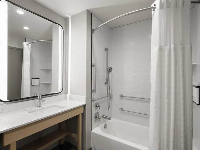 جناح بسرير كينج بغرفة نوم واحدة مع أريكة لذوي الإعاقة، Hyatt Place Springdale/Zion National Park 3/3