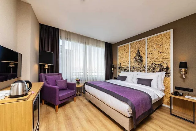 غرفة ديلوكس بسرير كينج، The Halich Hotel Istanbul Karakoy 1/2