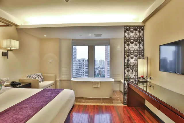 غرفة تنفيذية بإطلالة على المدينة، Ssaw Boutique Hotel Shanghai Hongkou 2/2