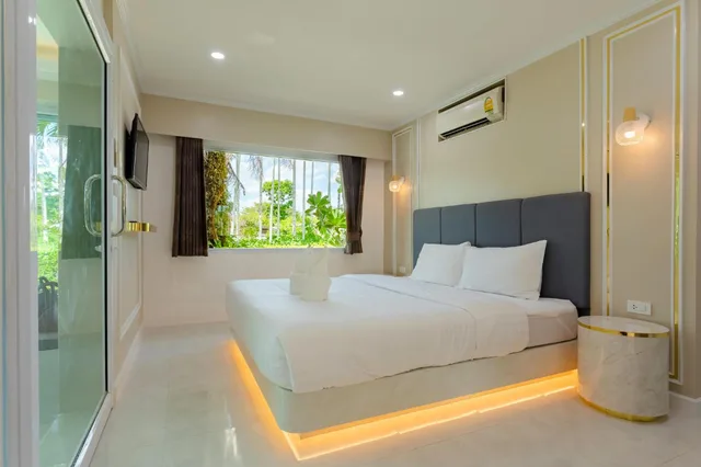 غرفة بسرير مزدوج بإطلالة على الحديقة، The Neenlawat Riverside 4/8