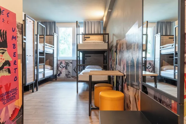 سكن مشترك مختلط بستة أسرّة، a&o Hostel Venezia Mestre 6/9