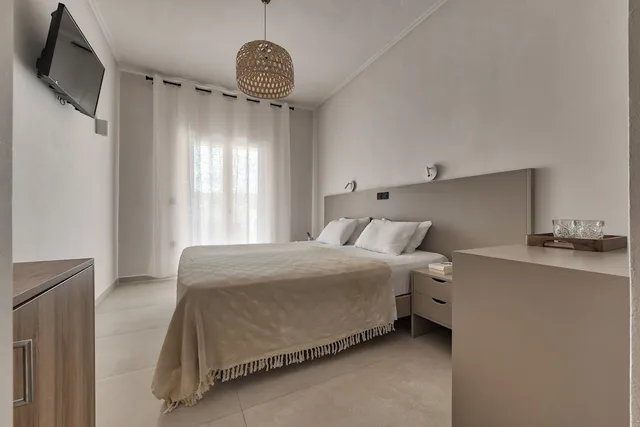 غرفة بريميوم بسرير كوين، Ecoresort Zefyros Hotel 3/6