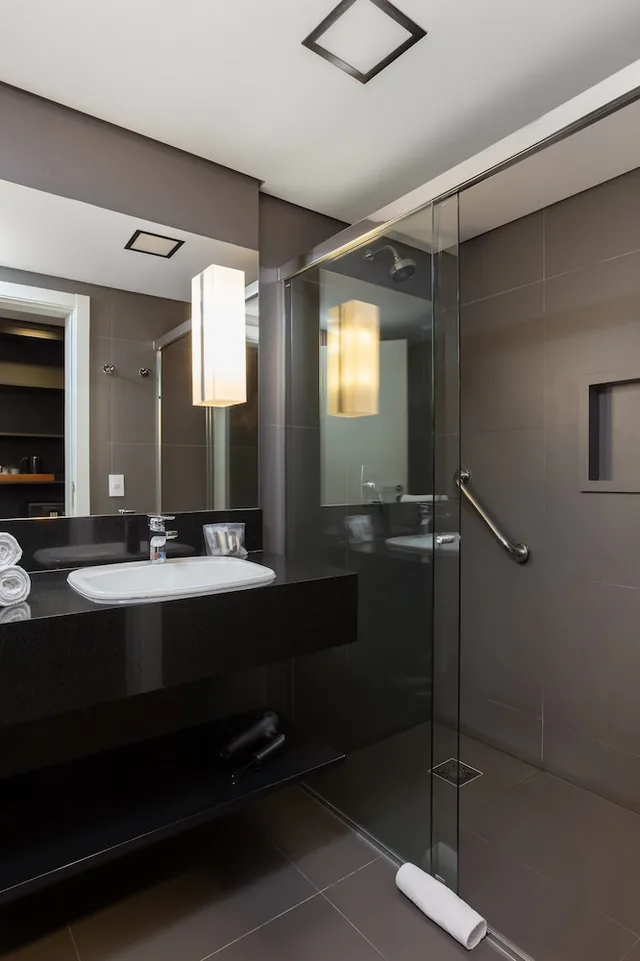 غرفة ديلوكس بسرير كينج، Hilton Garden Inn Itajai 4/4