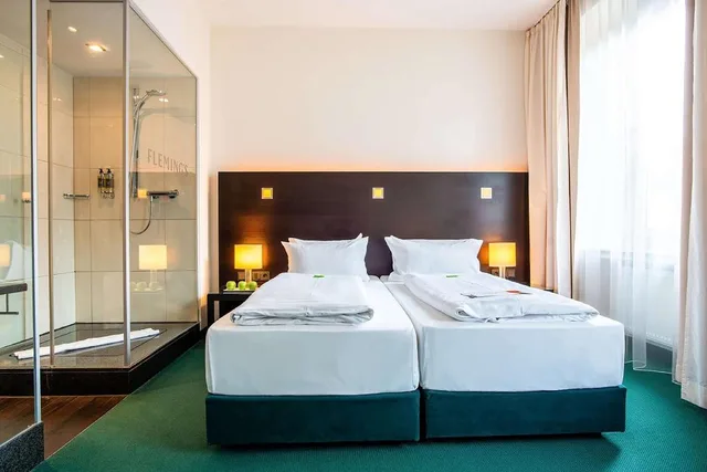 غرفة بسريرين منفصلين، The Cloud One Munchen-Hauptbahnhof, part of the Motel One Group 2/6