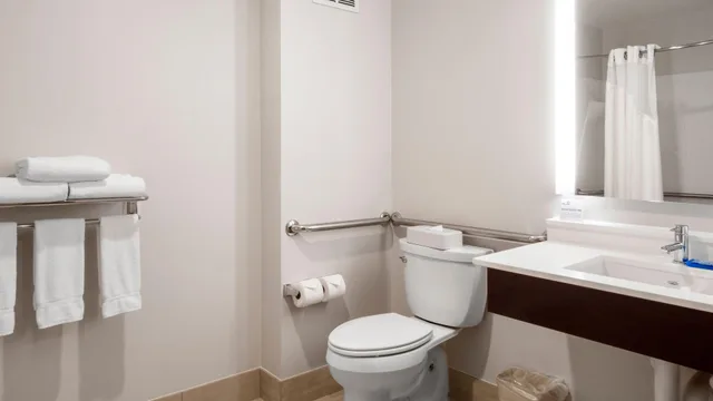 غرفة بسريرين كوين لذوي الإعاقة، Holiday Inn Express Hotel & Suites Newton Sparta 3/4