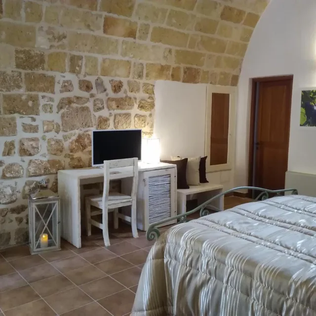 غرفة كبيرة بسرير مزدوج، Masseria Relais Santa Teresa 5/9