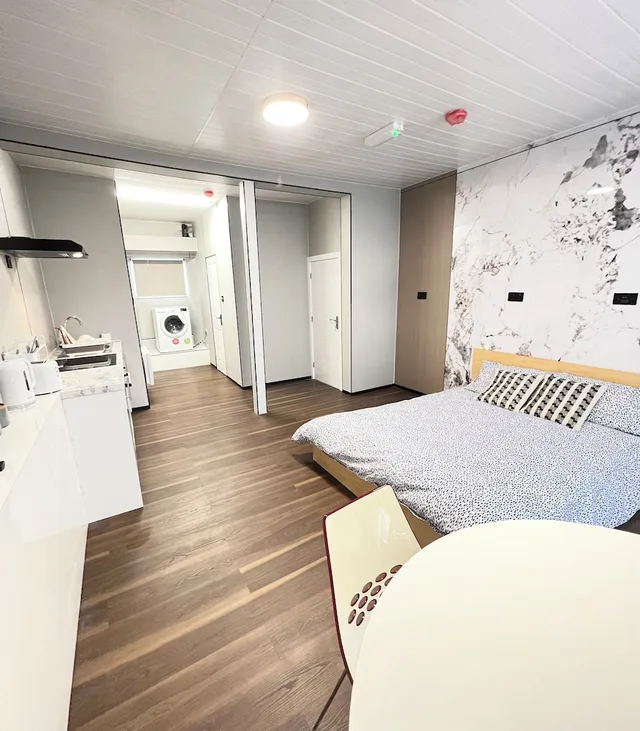 استوديو بسرير مزدوج، OYO Welsh Holiday Accommodation - Modern Stay 4/8