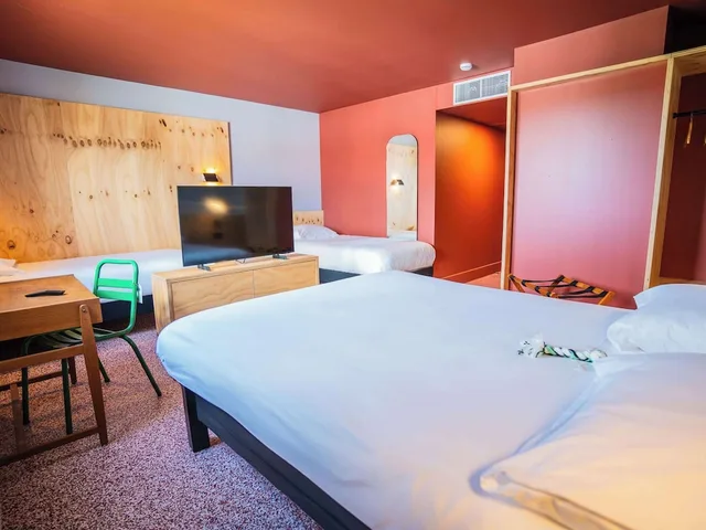 غرفة عائلية بسريرين مزدوجين، greet hotel Montpellier Aéroport Parc des Expos 2/10