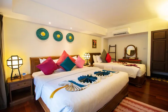 غرفة تنفيذية عائلية، Viang Thapae Resort 2/7