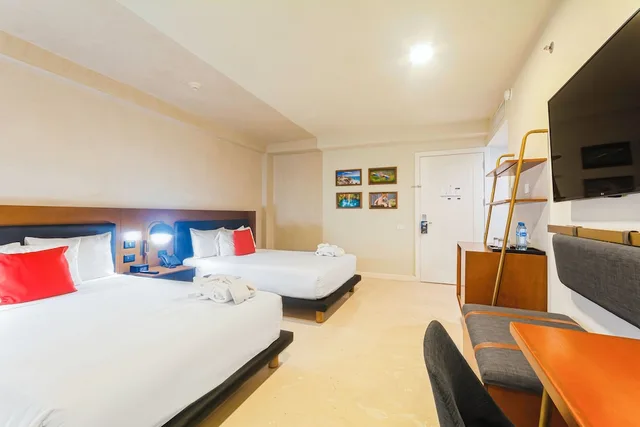 غرفة قياسية بسريرين مزدوجين، Mex Hoteles Cancun Centro 3/8