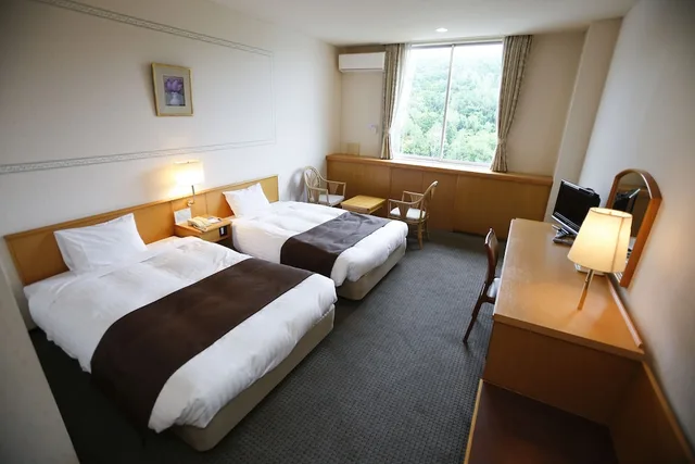غرفة بسريرين منفصلين في الملحق، Abashiri Kanko Hotel 4/10