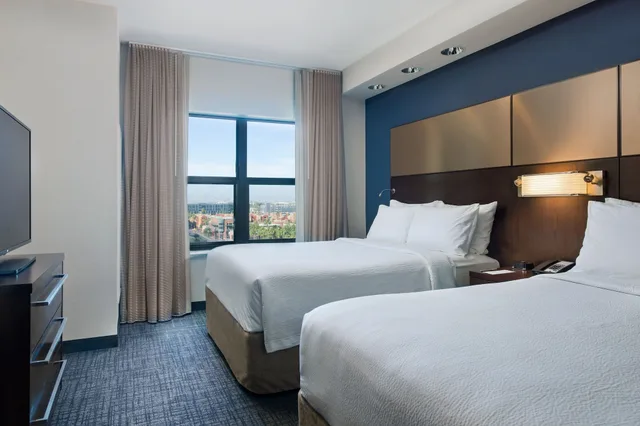 جناح استوديو بسريرين كوين مع أريكة، Residence Inn Tempe Downtown/University 1/3