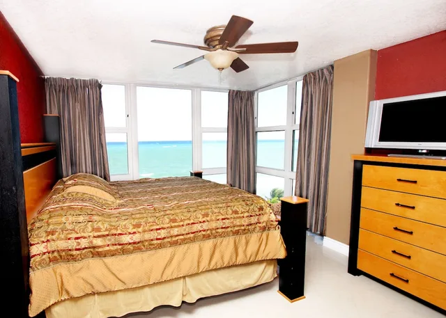 غرفة ديلوكس بسريرين مزدوجين بإطلالة على البحر، Ocean Manor Beach Resort 4/10