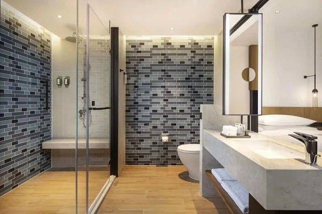 غرفة ديلوكس بسريرين مزدوجين، Fairfield By Marriott Shanghai Jingan 3/3