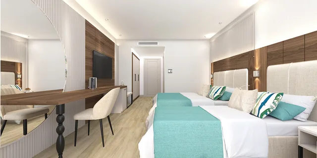 غرفة قياسية بسرير مزدوج، Side Moon Palace Hotel 1/5