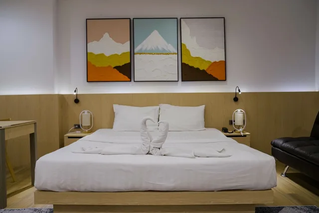 جناح تنفيذي بسرير كينج مع أريكة، SAKURA SKY RESIDENCE 6/10