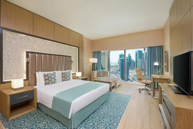 شقة بسرير كينج وسريرين منفصلين بإطلالة على المدينة بغرفتي نوم، Wyndham Doha West Bay 2/6