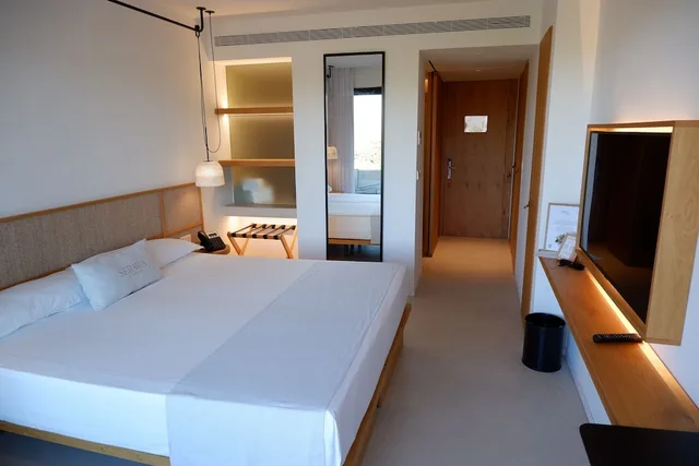 غرفة بسرير مزدوج أو سريرين منفصلين بشرفة، Serawa Moraira Hotel 1/8