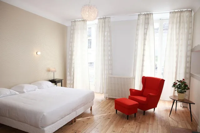 غرفة ديلوكس بسرير مزدوج، Inter Hotel Le Roncevaux 5/8