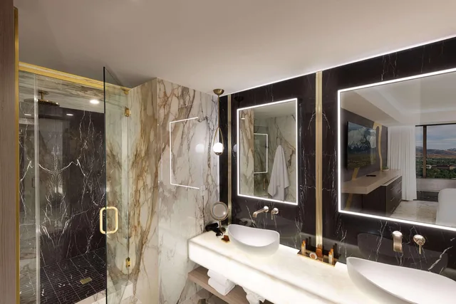 جناح بسرير كينج بمنطقة جلوس بحوض جاكوزي، Peppermill Resort Spa Casino, WorldHotels Elite 3/6