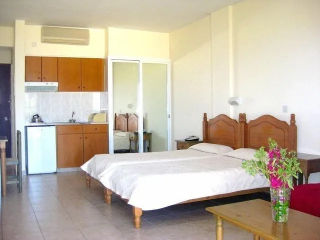 استوديو بسريرين منفصلين بإطلالة على الحديقة مع أريكة، Akamanthea Holiday Village 1/1